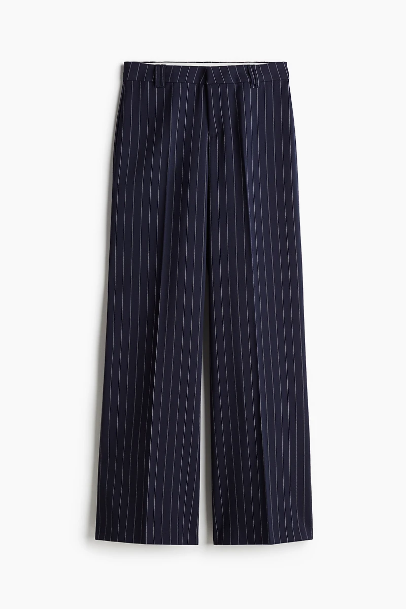 Pantalon de tailleur à jambes larges