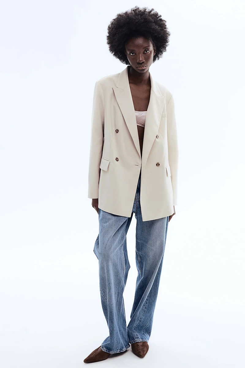 Veston à fermeture croisée