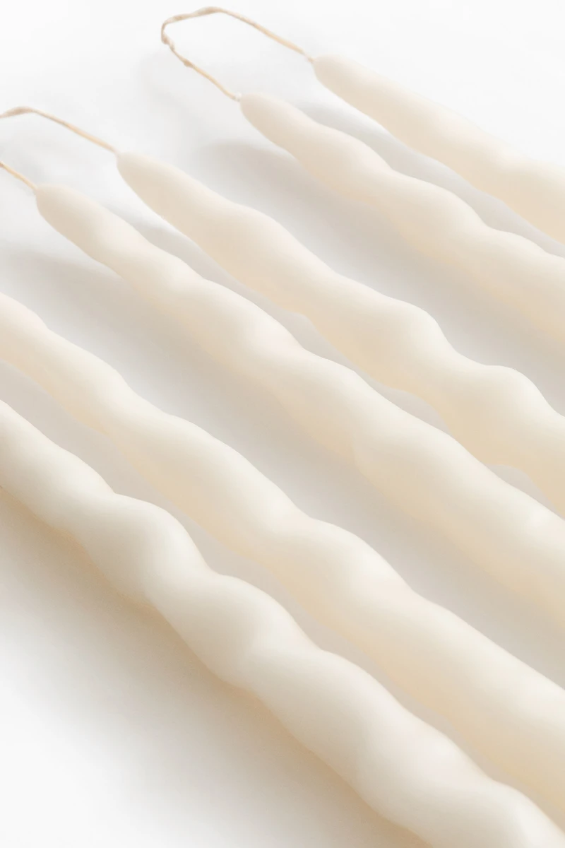 6-Pack Molded Taper Candles