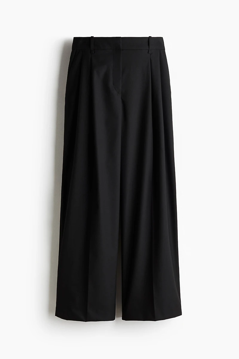 Wide-Leg Dress Pants