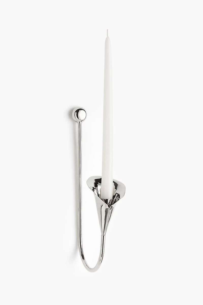 Flower-Shaped Candle Sconce