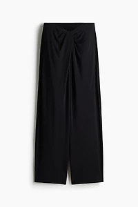 Twist-Detail Jersey Pants