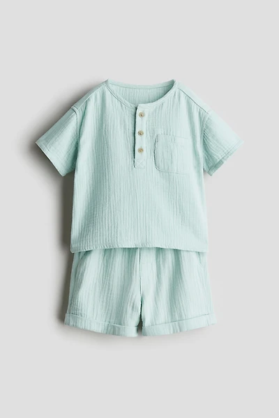 2-piece cotton muslin set