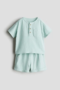 2-piece cotton muslin set