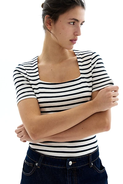 Square-Neck Top