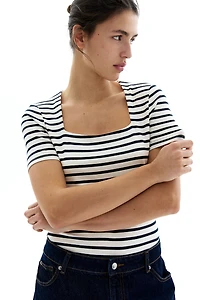 Square-Neck Top