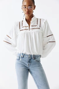 Low Rise Flared Leg Jeans