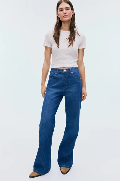 Bleecker High Rise Wide Leg Jeans
