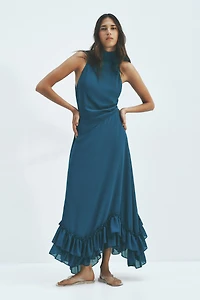 Ruffled Maxi Dress