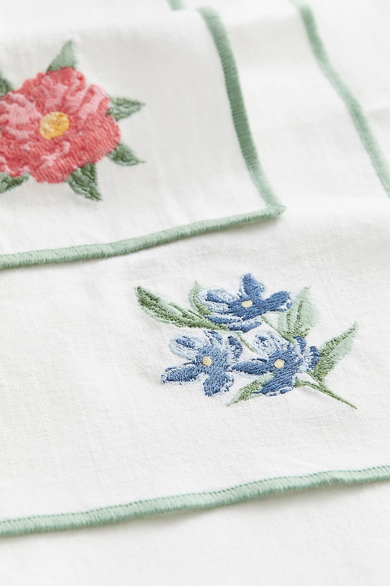 4-pack Embroidered Napkins