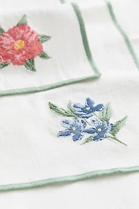 4-pack Embroidered Napkins