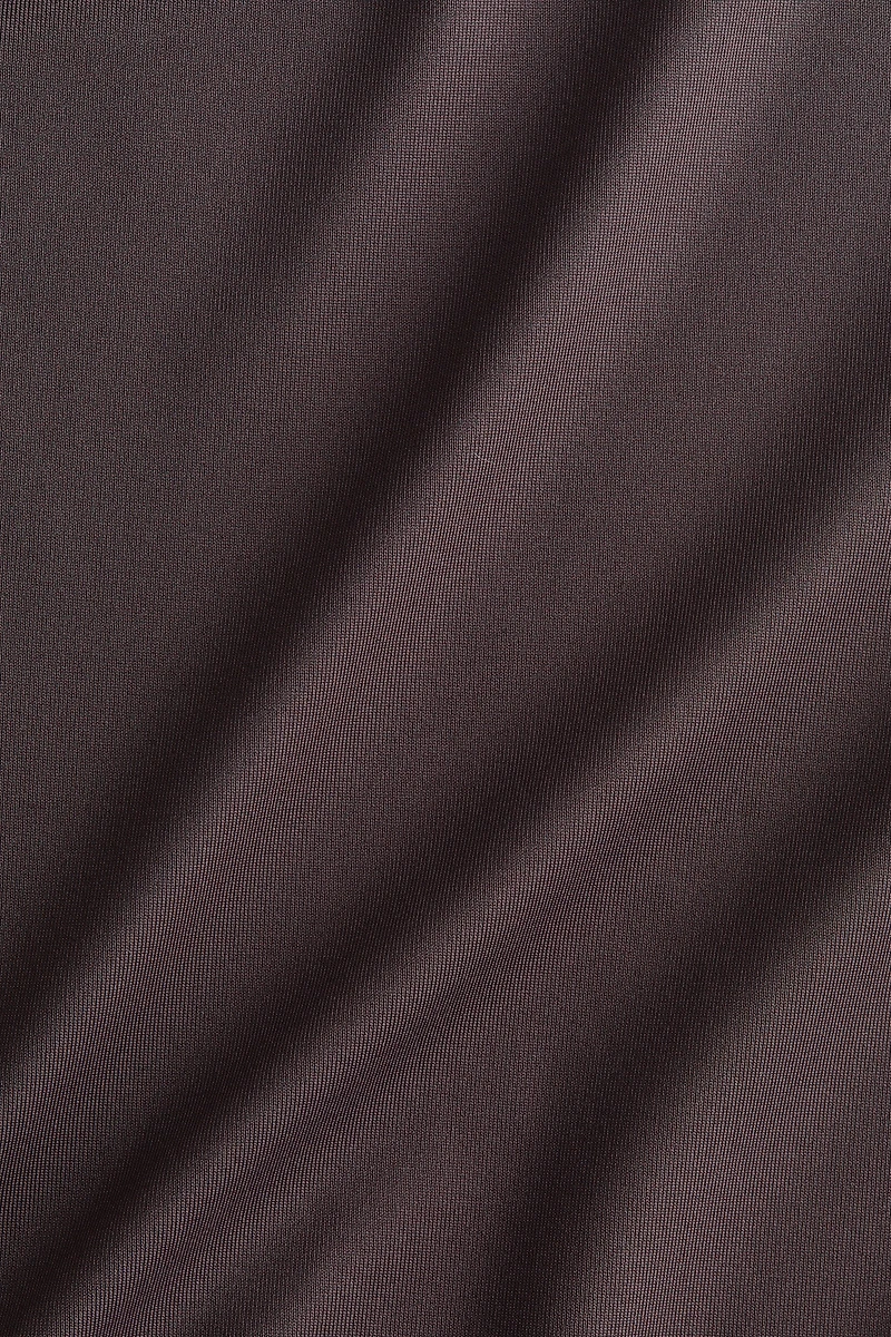 Long-Sleeved Microfiber Bodysuit
