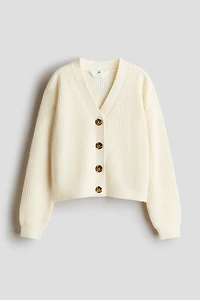 Rib-Knit Cardigan