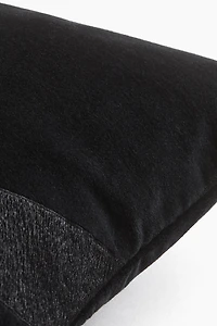 Velvet Cushion Cover with Motif