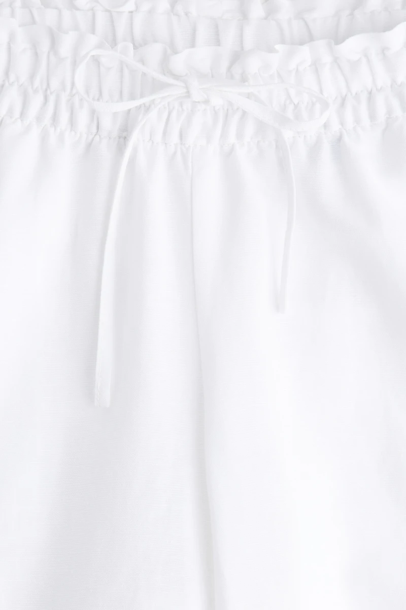 MAMA Before & After Linen-Blend Pants