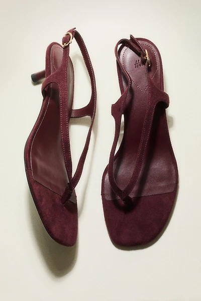 Kitten-Heeled Sandals