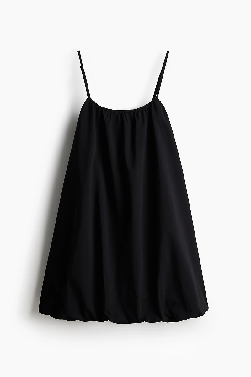 Bubble-Hem Strappy Dress
