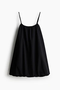 Bubble-Hem Strappy Dress