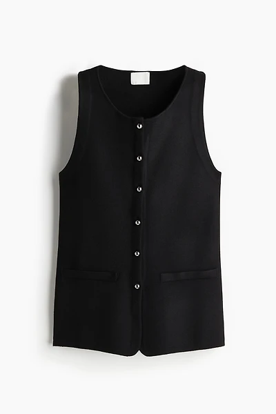 Fine-Knit Vest