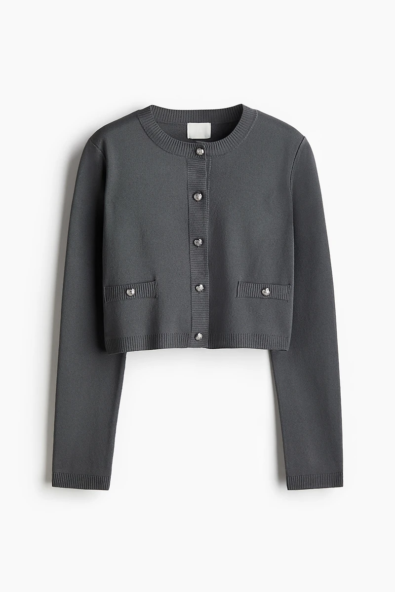 Fine-Knit Cardigan