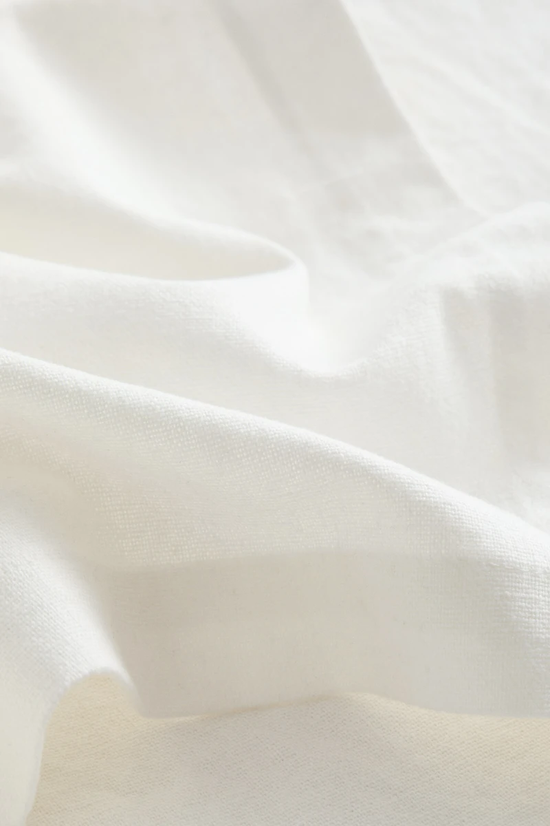 Linen-Blend Tablecloth