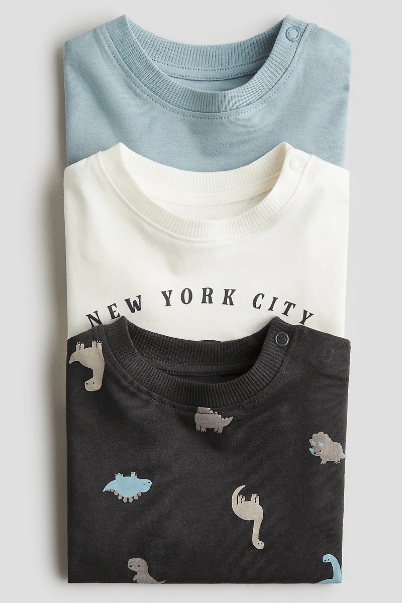 Lot de 3 T-shirts en coton