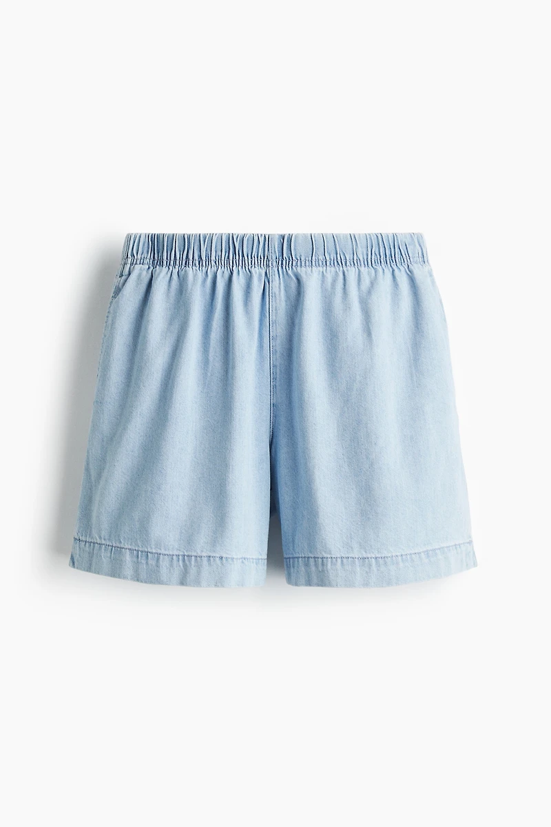 Denim Pull-On Shorts