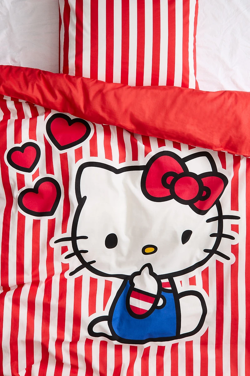 Ensemble de couette lit simple avec motif placé