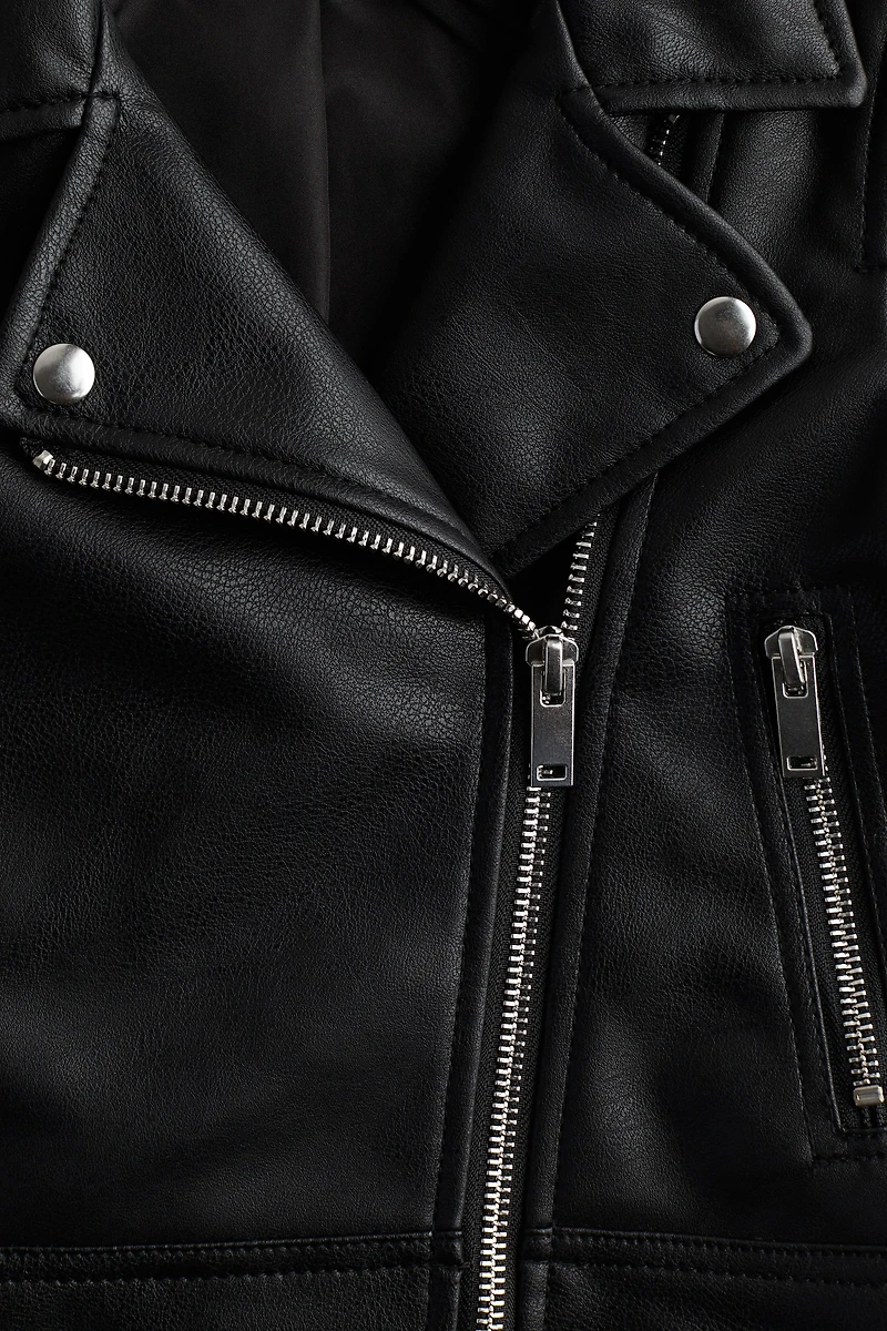 Veste de style motard