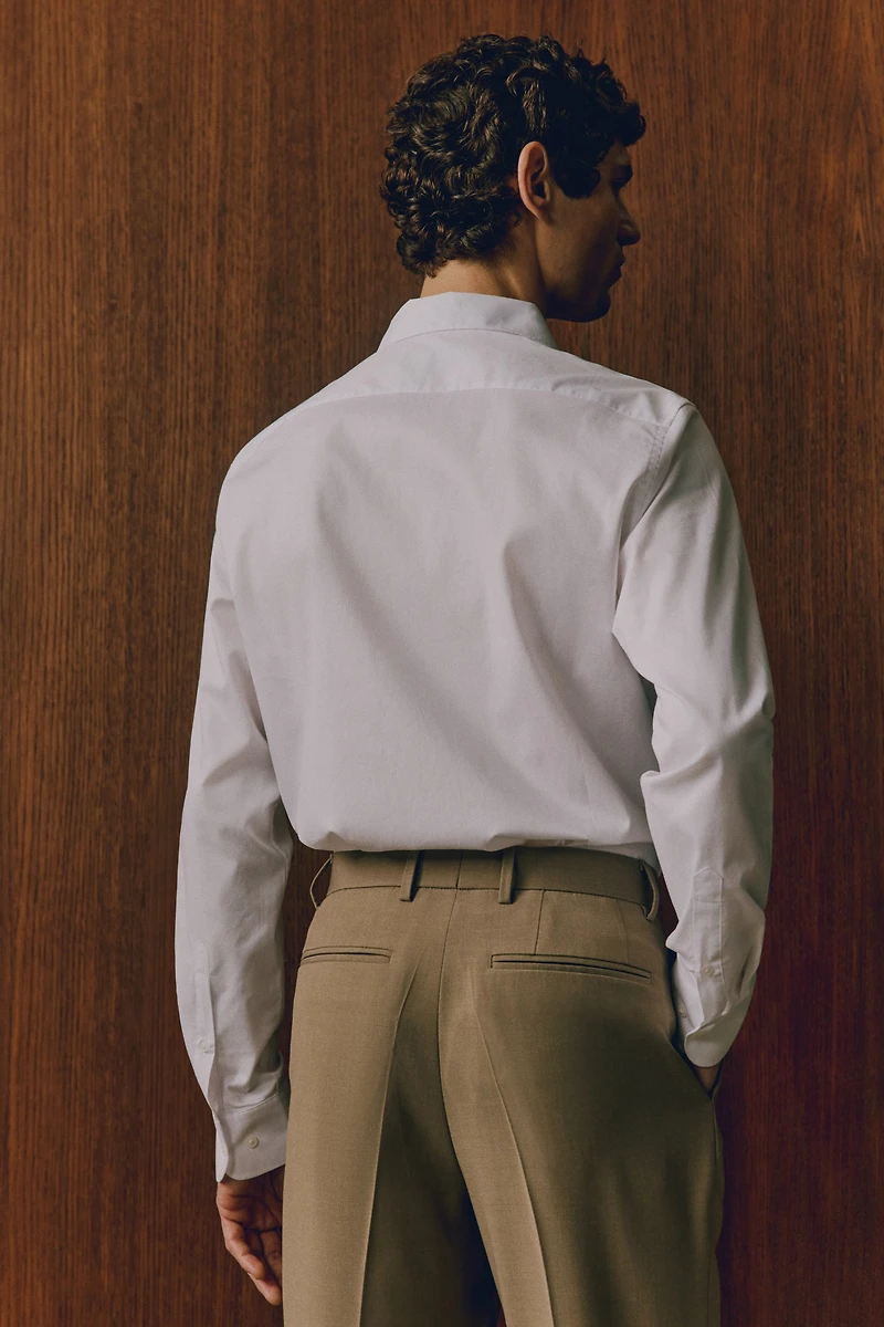 Slim-Fit Cotton Shirt