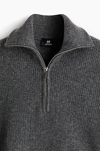 Chandail coupe classique à col fermeture éclair