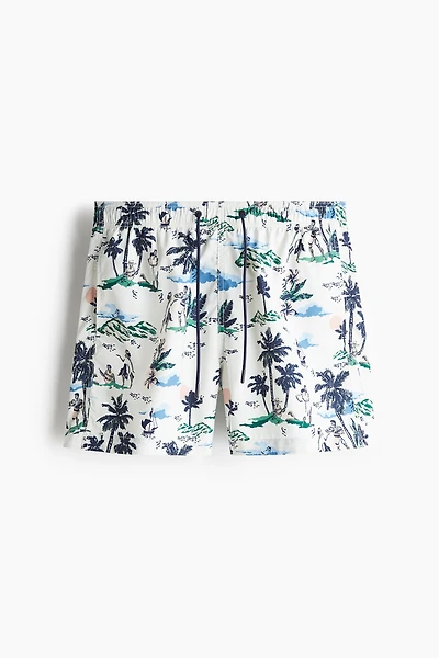 Short de bain à motif