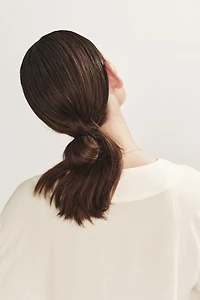 Blouse croisée en lin mélangé