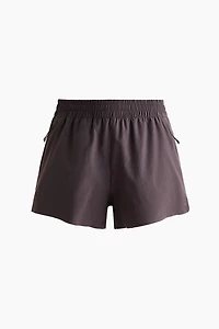 Regular-Fit Track Shorts with Pockets