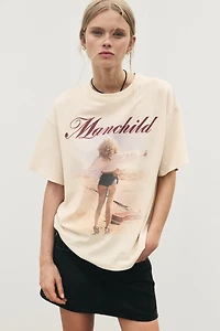 T-shirt ample imprimé