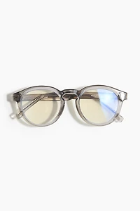 Round Blue Light Eyeglasses