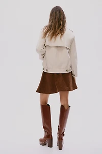 Twill Jacket with Collar