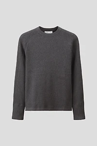 Chandail classique en tricot de coton côtelée