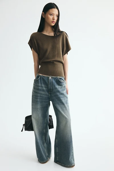 Knit Off-the-Shoulder Top