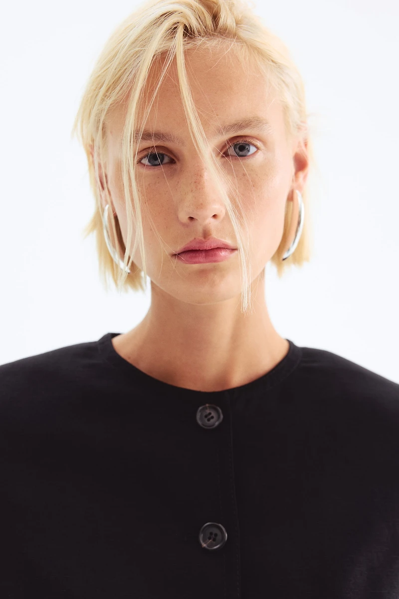 Linen-Blend Jacket