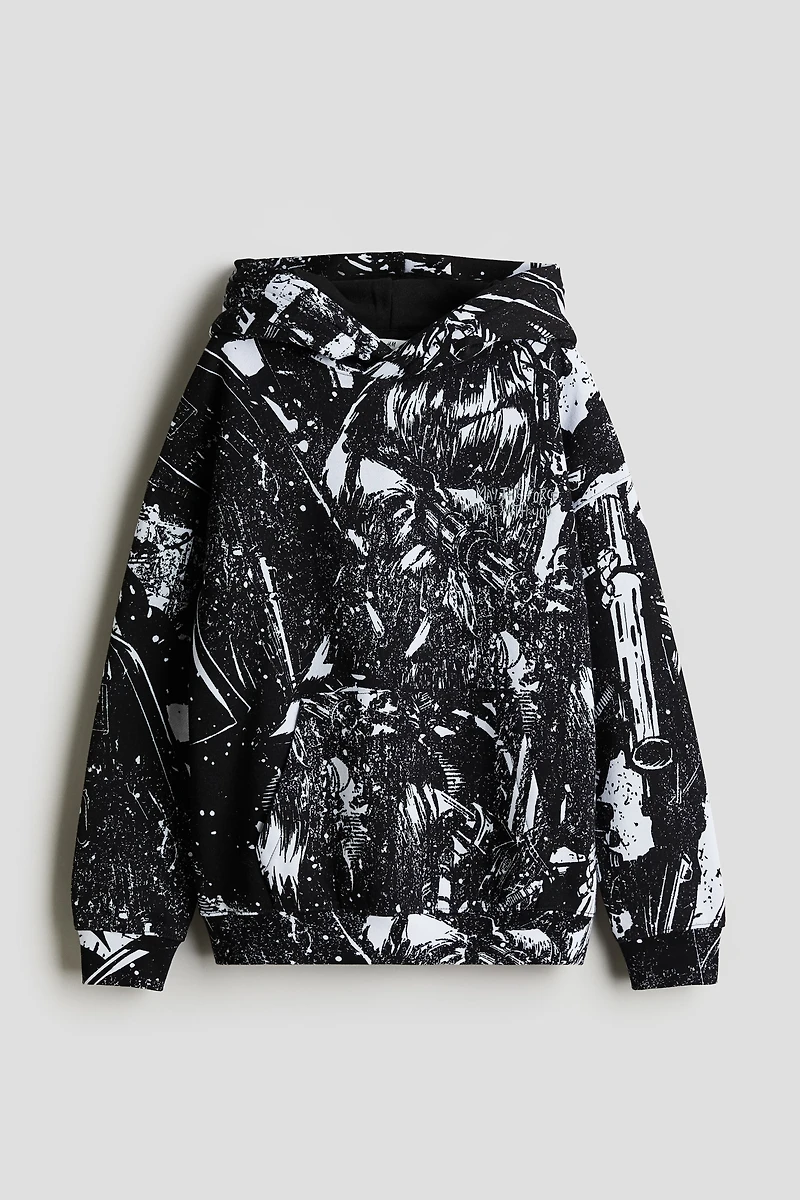Hoodie with Motif