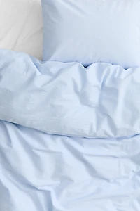 Seersucker Twin Duvet Cover Set