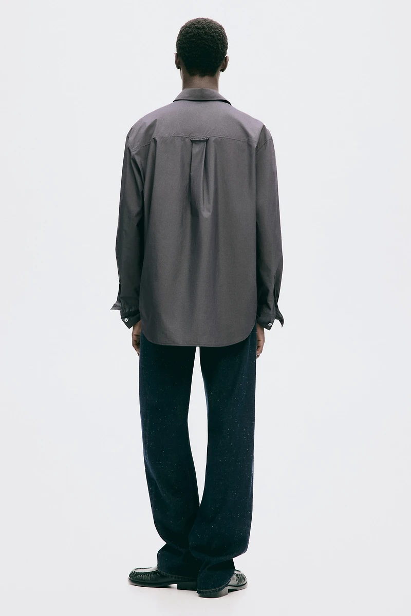 Relaxed-Fit Poplin Shirt
