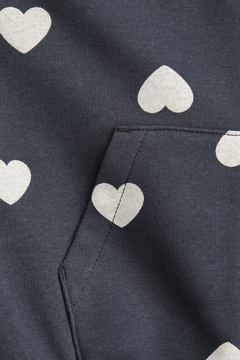 Oversized zip-through hoodie