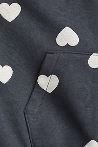 Oversized zip-through hoodie