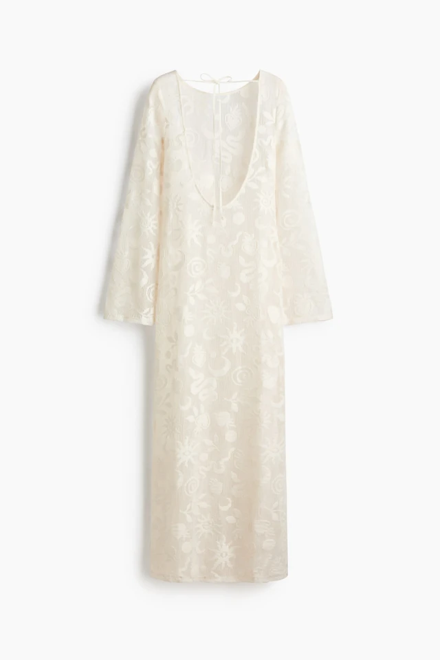 H&M Motif-Detail Open-Knit Dress | Pacific City