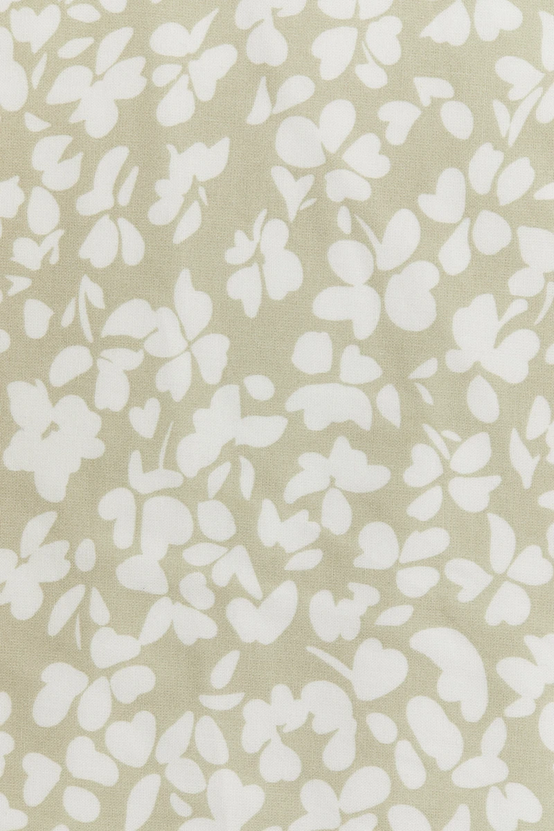 Drap-housse à motif pour lit simple