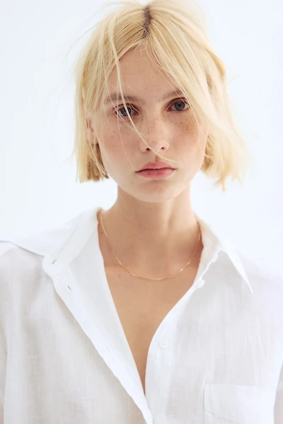 Oversized Linen Shirt