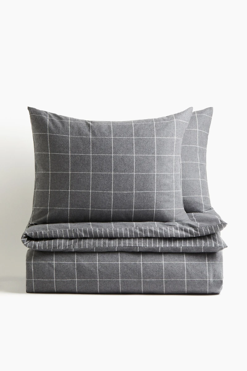 Flannel King/Queen Duvet Cover Set