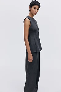 Haut cintré en jersey point de Rome